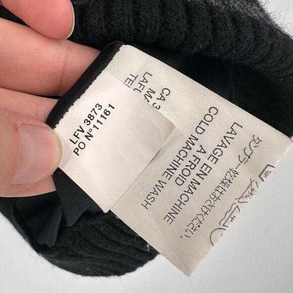 LAFUMA mens wool blend sweater Quarter‎ Zip lined black Windstopper large - Picture 8 of 13